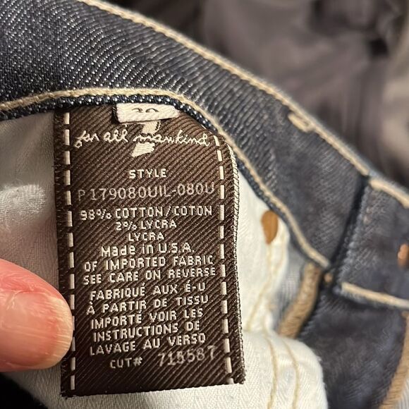 7 for all mankind Roxanne jeans size 30. Waist 34”, rise 9”, inseam 27” - Picture 9 of 11